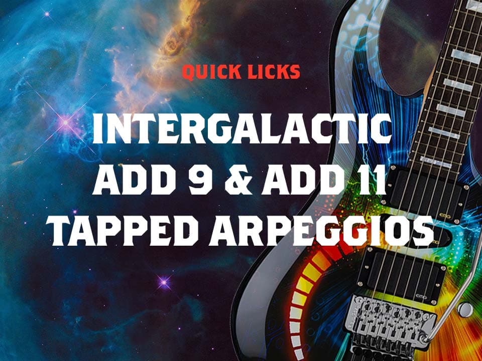 Add 9 Tapped Arpeggios Strings of Rage