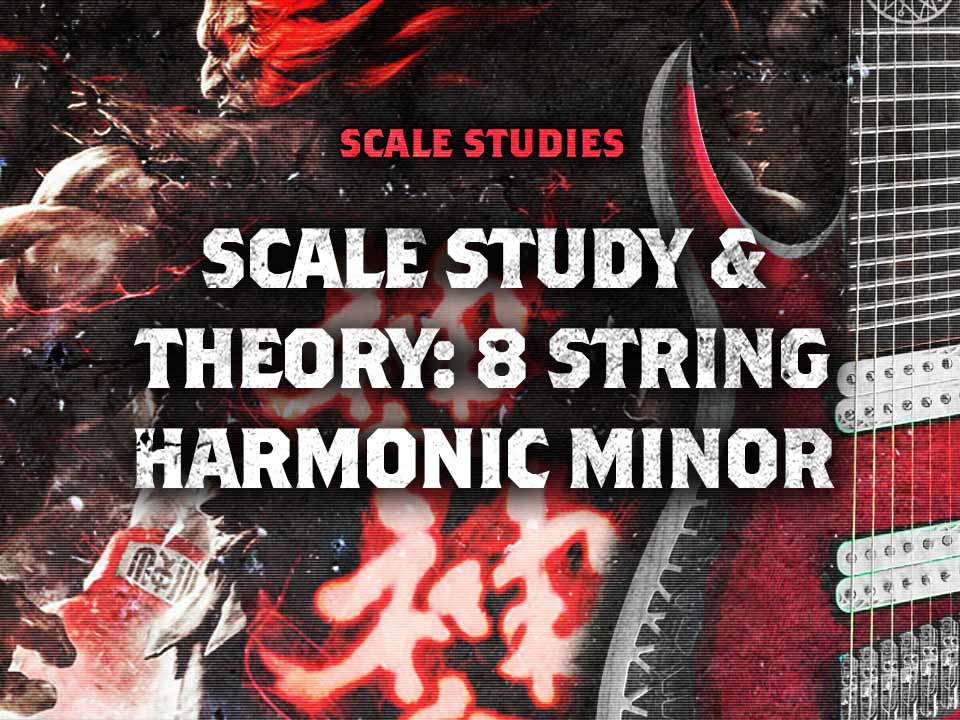 Harmonic Minor Modes for 8 String Guitar